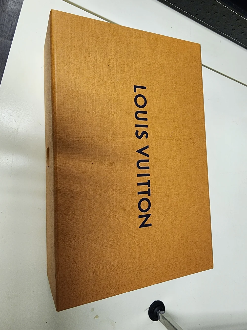 Louis Vuitton Box - Orange with Black Logo